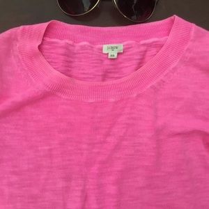Hot pink jcrew top